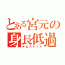 とある宮元の身長低過（チビスケマル）