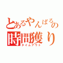 とあるやんばるの時間獲り（タイムアウト）