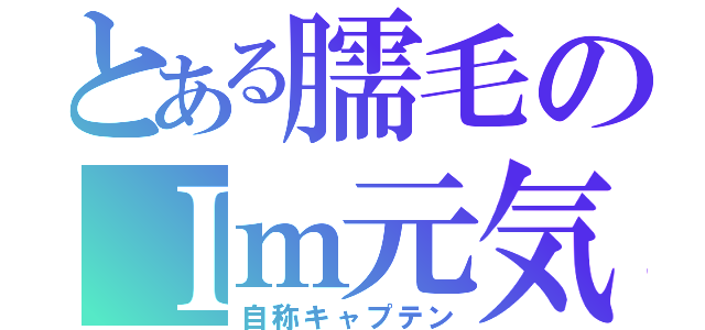 とある臑毛のＩｍ元気（自称キャプテン）