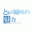 とある城崎の魅力（インデックス）