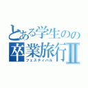 とある学生のの卒業旅行Ⅱ（フェスティバル）