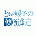 とある媛子の便所逃走（トイレエスケープ）