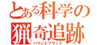 とある科学の猟奇追跡（ハウンドブラッド）