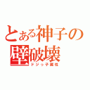 とある神子の壁破壊（ドジっ子属性）