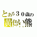 とある３０歳の黄色い熊（プーさん）