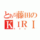 とある藤田のＫＩＲＩＮ（たぶん）