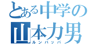 とある中学の山本力男（ルンパッパ）