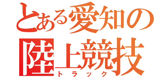 とある愛知の陸上競技部（トラック）