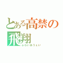 とある高禁の飛翔（ふらいあうぇい）