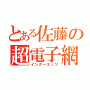 とある佐藤の超電子網（インターネッツ）