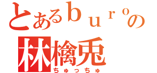 とあるｂｕｒｏｇｕの林檎兎（ちゅっちゅ）