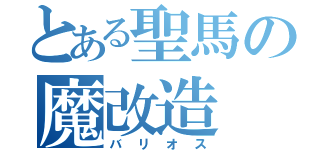 とある聖馬の魔改造（バリオス）