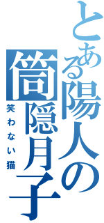 とある陽人の筒隠月子（笑わない猫）