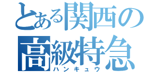 とある関西の高級特急（ハンキュウ）