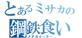 とあるミサカの鋼鉄食い（メタルイーター）