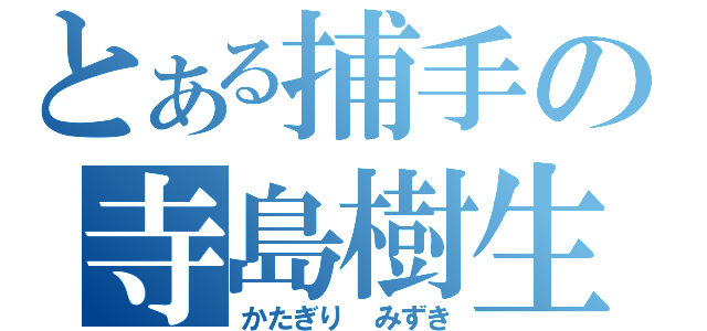 とある捕手の寺島樹生（かたぎり みずき）