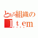 とある組織のＩｔｅｍ （アイテム）