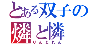 とある双子の燐と憐（りんとれん）