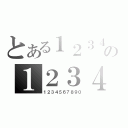 とある１２３４５６７８９０の１２３４５６７８９０（１２３４５６７８９０）