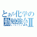 とある化学の勤勉強会Ⅱ（ミーティング）