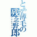 とある薄毛の残念野郎（ハゲロリコン）