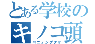 とある学校のキノコ頭（ベニテングタケ）