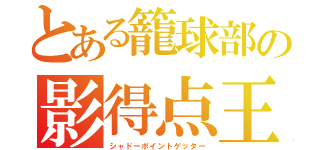 とある籠球部の影得点王（シャドーポイントゲッター）