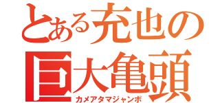 とある充也の巨大亀頭（カメアタマジャンボ）