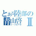 とある陸部の青山啓Ⅱ（エースおやま）