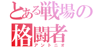 とある戦場の格闘者（アントニオ）