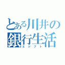 とある川井の銀行生活（エジプト）