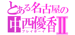 とある名古屋の中西優香Ⅱ（プレイボーイ）