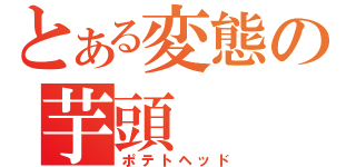 とある変態の芋頭（ポテトヘッド）