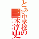 とある中学校の三木淳史Ⅱ（ハゲマル）