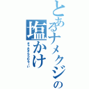 とあるナメクジの塩かけ（きゃあきもちわるーい）