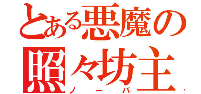 とある悪魔の照々坊主（ノーバ）