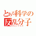 とある科学の反乱分子（ホムンクルス）