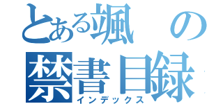 とある颯の禁書目録（インデックス）