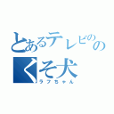 とあるテレビののくそ犬（ラフちゃん）