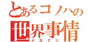 とあるコノハの世界事情（メカクシ）