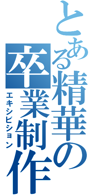 とある精華の卒業制作展（エキシビション）