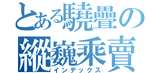 とある驍疊の縱巍乘賣（インデックス）