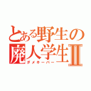 とある野生の廃人学生Ⅱ（ダメキーパー）