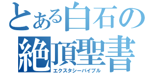 とある白石の絶頂聖書（エクスタシーバイブル）