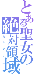 とある聖女の絶対領域（カギアナ）