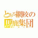 とある網校の馬鹿集団（アホウ）