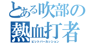 とある吹部の熱血打者（ピットパーカッション）