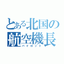 とある北国の航空機長（パイロット）