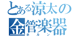 とある涼太の金管楽器（ホルン）