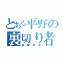 とある平野の裏切り者（岩橋卓也）